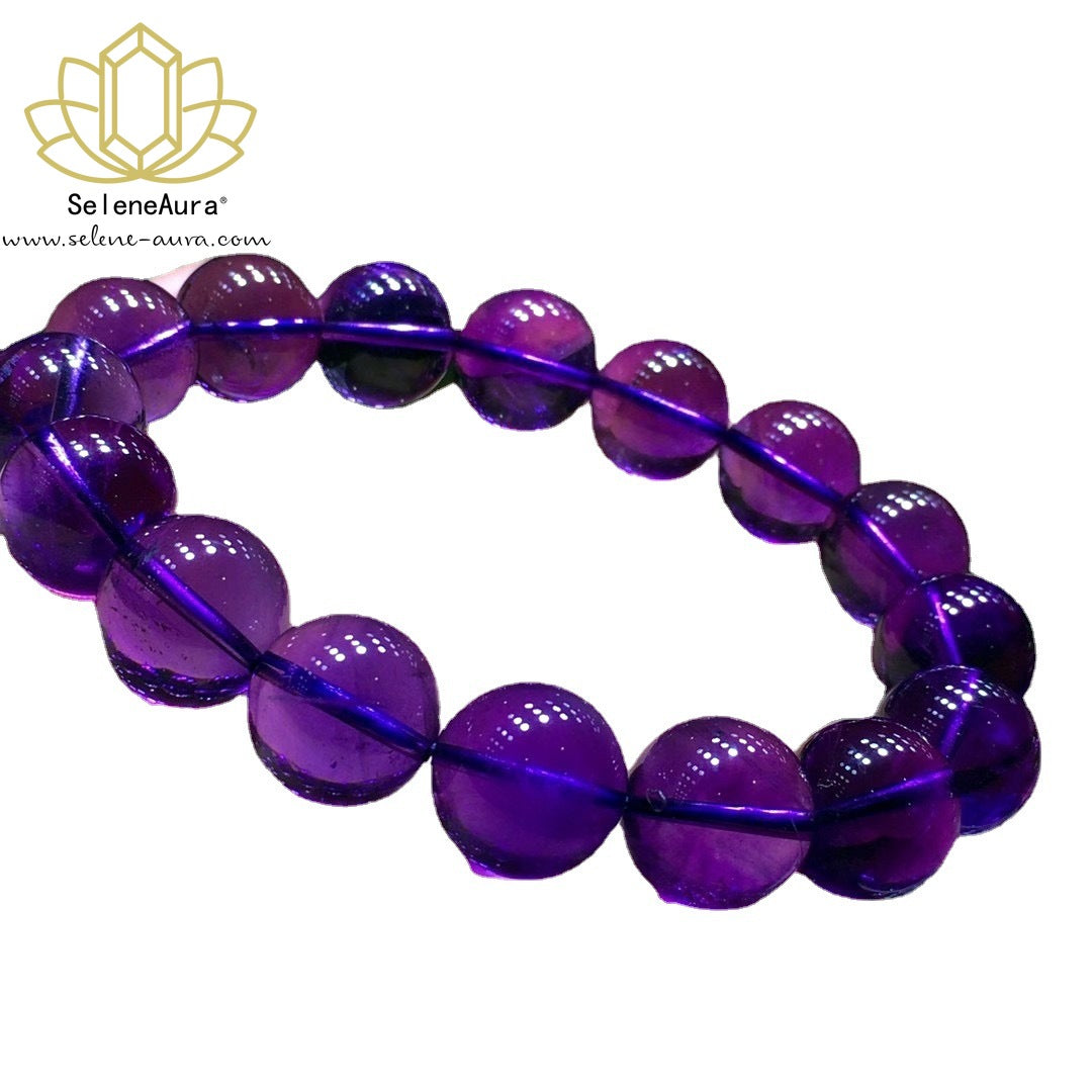 Natürliches Amethyst Armband in Violett - Handgefertigter Schmuck