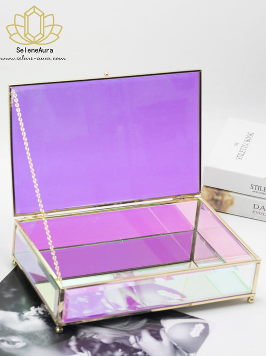 SeleneAura Magischer Farbwechsel Schmuckkasten (25cm) - Personalisiert