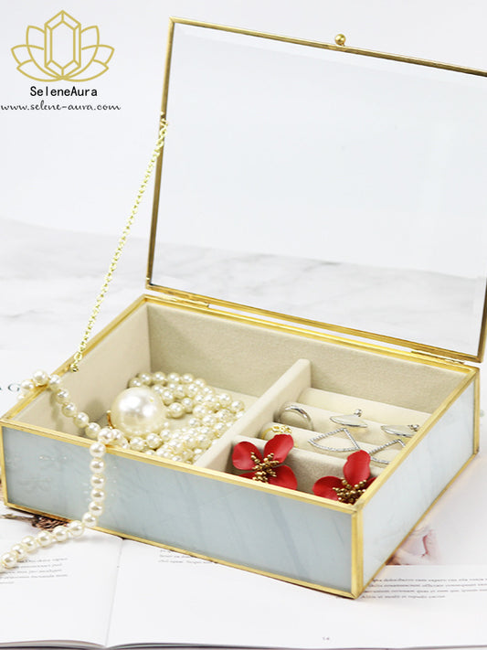 Kunsthandwerk Glasperlenkette: Echtglas in strahlenden Farben | Handgefertigter Schmuck | SeleneAura