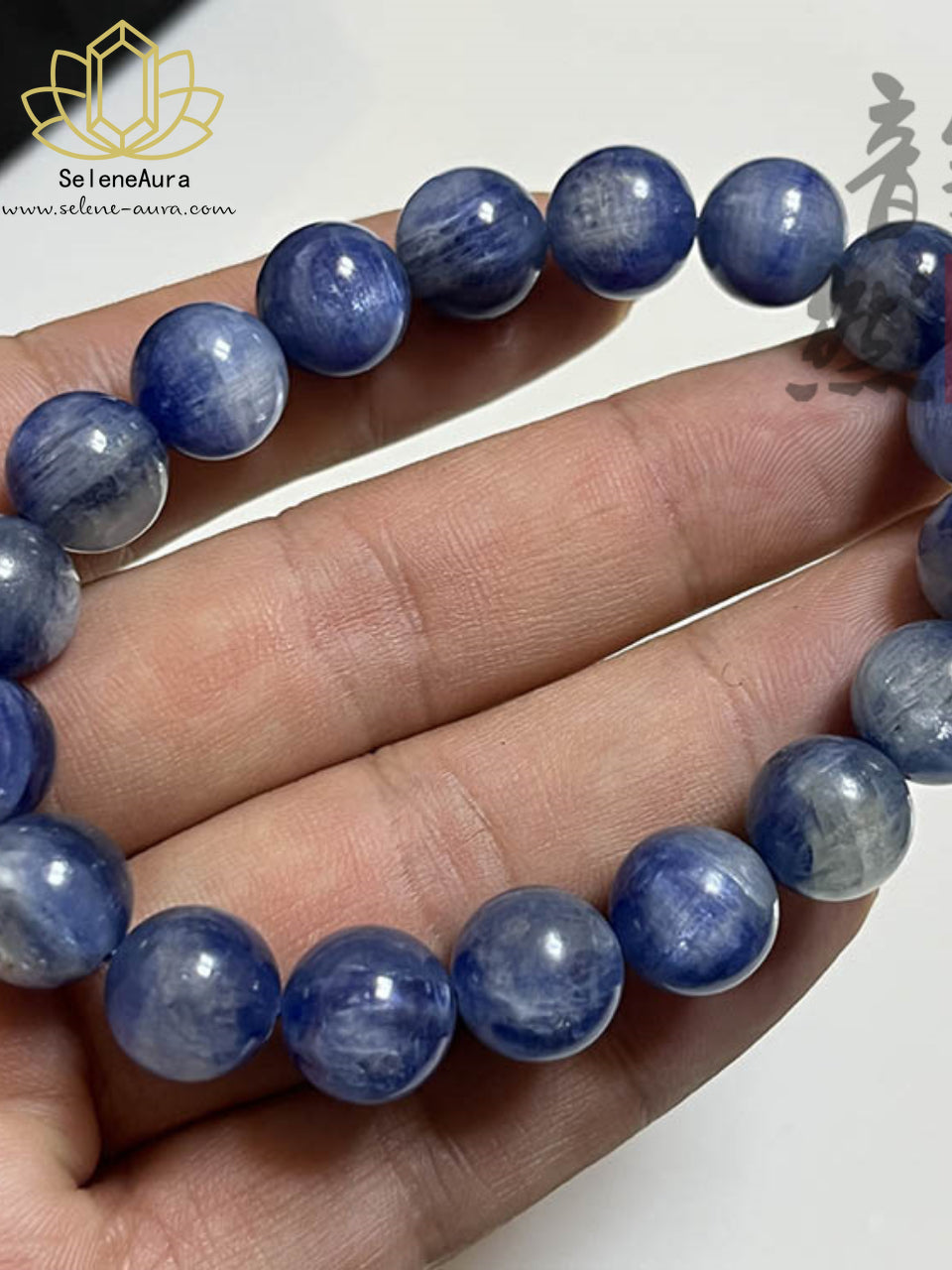 Natürlicher Kyanit Armband|Rohstein Energie|Kommunikationsstein|Handgefertigt