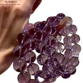 Natürliches Amethyst-Armband "Neun-Purpur-Feuer-Energie" | 12mm Handgefertigt | Exklusives Design