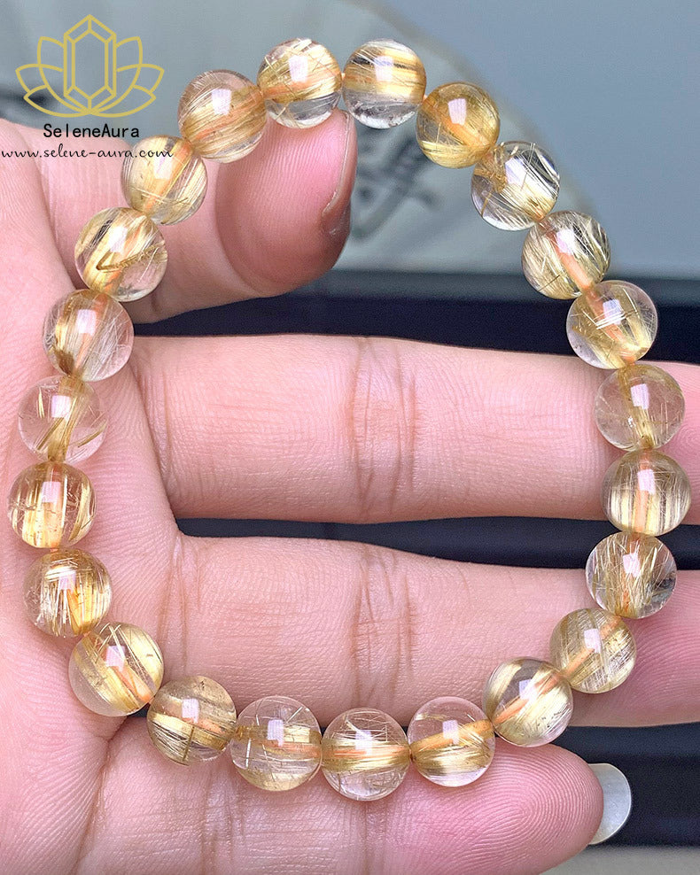 Titanium Quarz Armband | Handgefertigt Manifestation  Schutzenergie