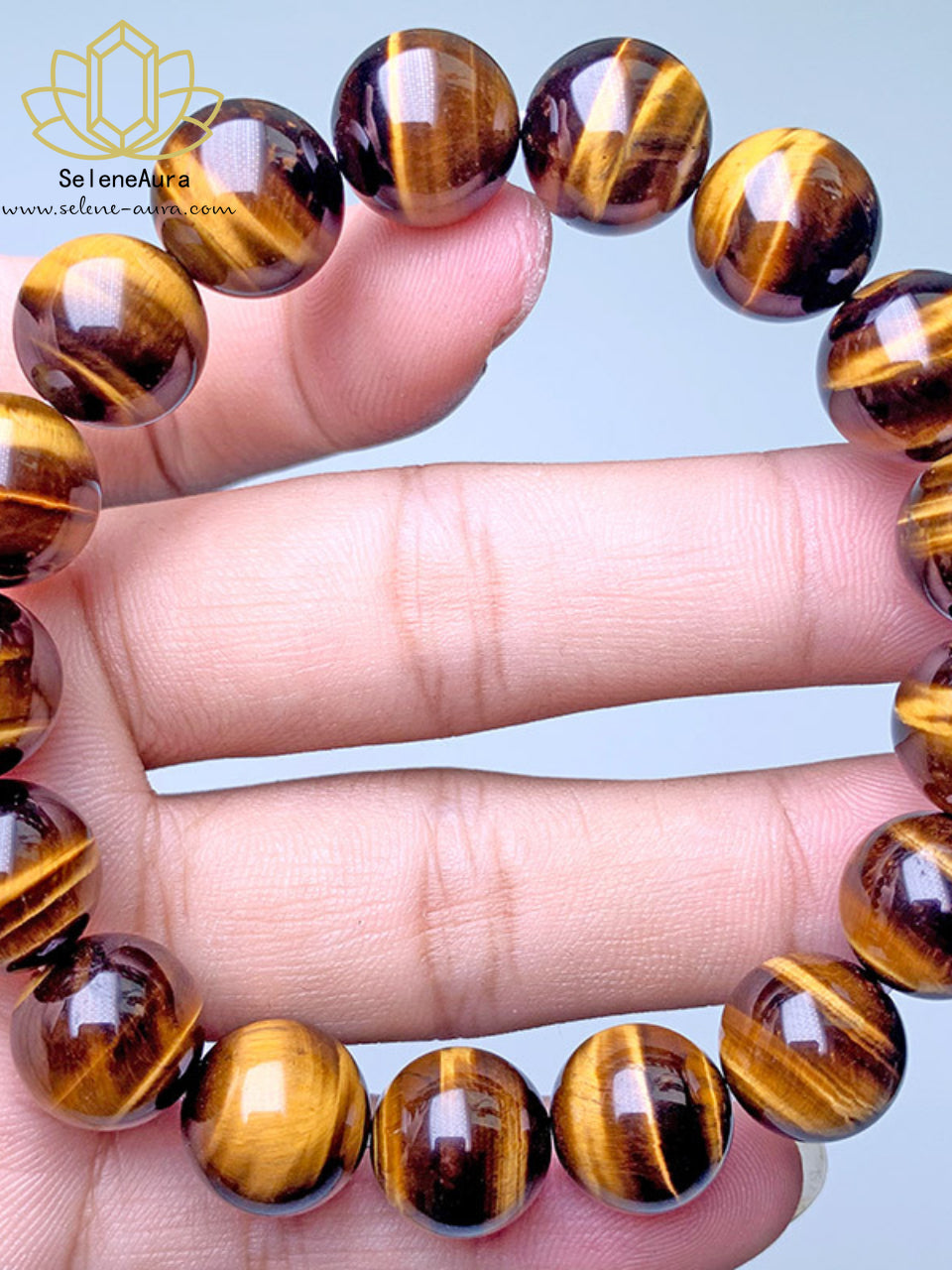 Tigerauge Armband Natürlich｜Reichtum Schutz Selbstvertrauen