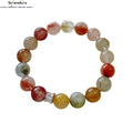 Natürliches Rutilquarz Armband "Monet-Garten" | Farbverlauf Design | Unisex Energie
