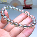 Durchsichtiger Grüner Rutilquarz - Naturheilstein Schmuck