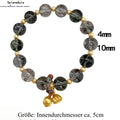 Grüner Phantomquarz Armband | Minimalistische Perlen | Wohlstand & Karriere | Handgefertigt