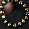 Goldener Katzenaugen-Obsidian Armband - Schutz & Wohlstandsenergie