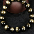 Goldener Katzenaugen-Obsidian Armband - Schutz & Wohlstandsenergie