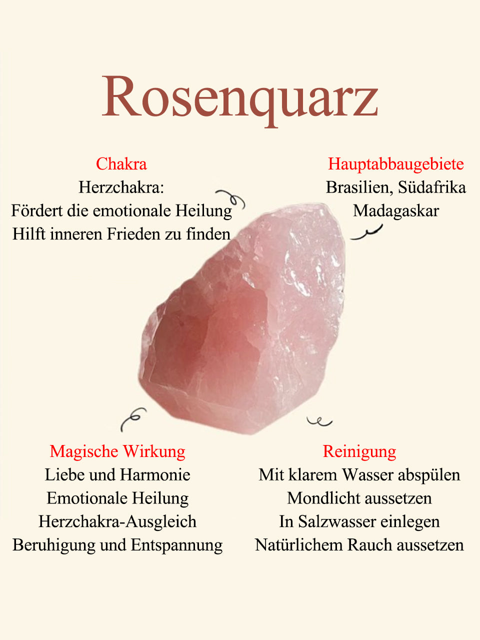 Natürliches Rosenquarz Armband | Liebesenergie-Aktivierung | Romantikdesign