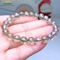 Durchsichtiger Grüner Rutilquarz - Naturheilstein Schmuck