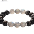 SeleneAura Armband "Nachtanker" - Natürlicher Schwarzer Obsidian