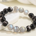 SeleneAura Armband "Nachtanker" - Natürlicher Schwarzer Obsidian