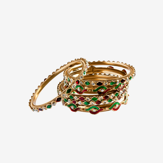 Vintage Rose Gold Charm Bracelet