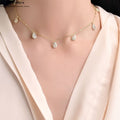 Silberne Tränken Tropfen Halskette mit Zirkonia | Elegantes Collier | SeleneAura