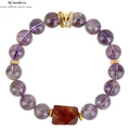 Natürliche Amethyst rot Gummi Blume Armband romantisch lila Original Mode Damen Pop String Schmuck angepasst