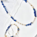 Sommer Edition: Süßwasserperlen & Aventurin Armband+Halskette mit Muschel | Konvertierbar