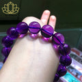 Natürliches Amethyst Armband in Violett - Handgefertigter Schmuck