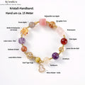 Multischatz Edelstein-Armband | Glücks-Pixiu & Rosenquarz | 11 Energie-Kristalle | Unikat Design