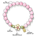 Natürliches Rosenquarz Armband | Liebesenergie-Aktivierung | Romantikdesign