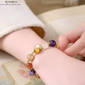 Multischatz Edelstein-Armband | Glücks-Pixiu & Rosenquarz | 11 Energie-Kristalle | Unikat Design