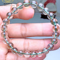 Durchsichtiger Grüner Rutilquarz - Naturheilstein Schmuck